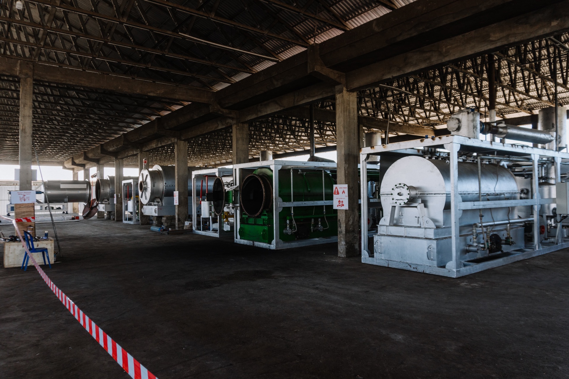 INPAC pyrolysis processing line at Klungkung
