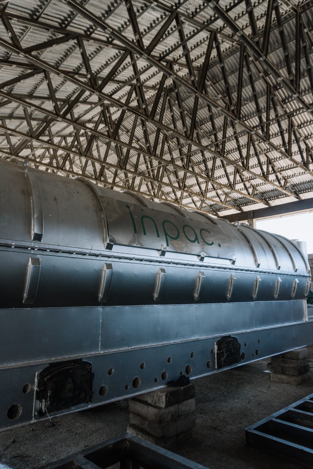 INPAC branded pyrolysis reactor at Klungkung